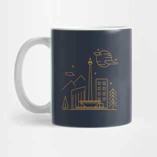 Gold Monas Mug